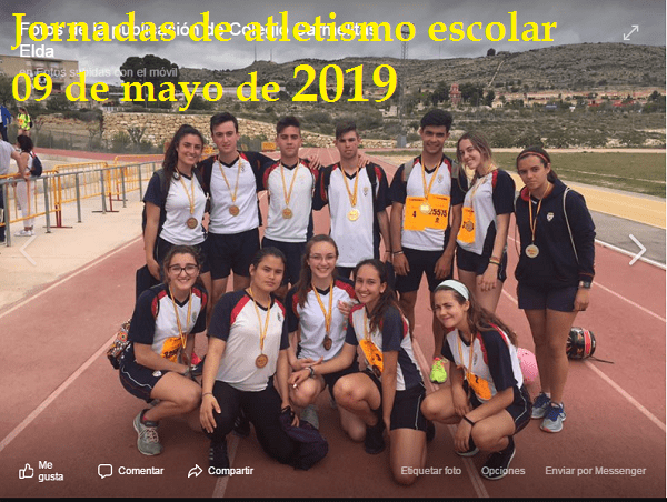 Jornadas de atletismo escolar 3º y 4º de ESO