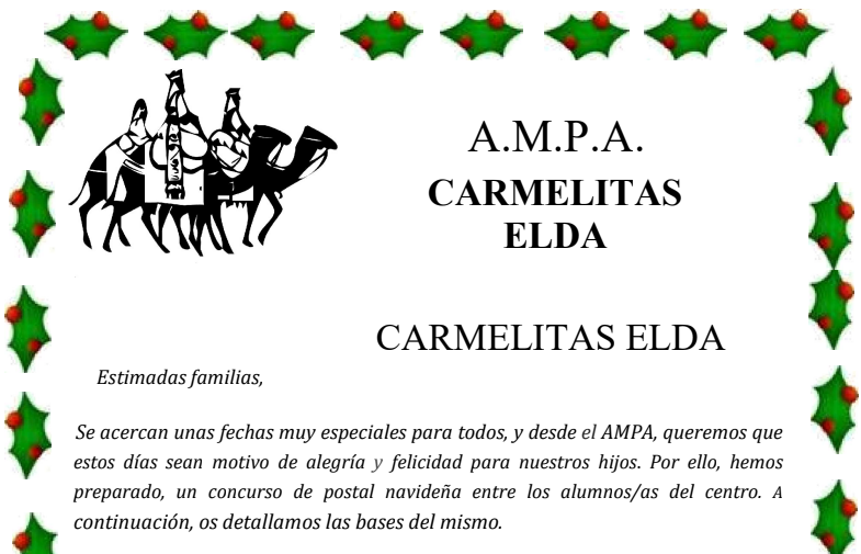 Concurso de Postales Navideñas